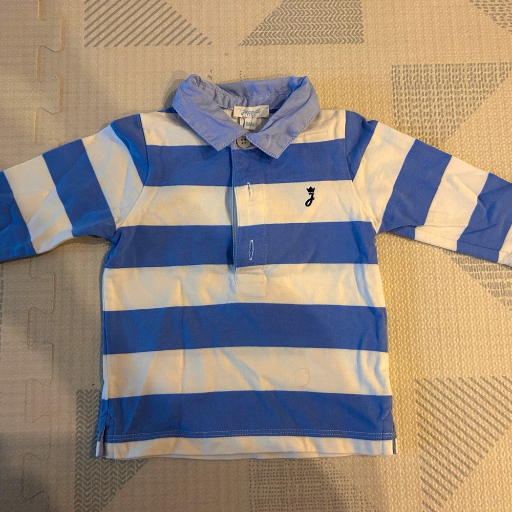 Jacadi Paris baby boy rugby shirt